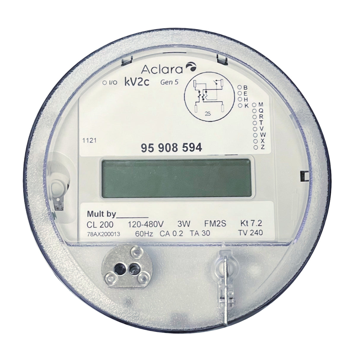 kV2c FM 2S CL200 120-480V 3W 60 Hz