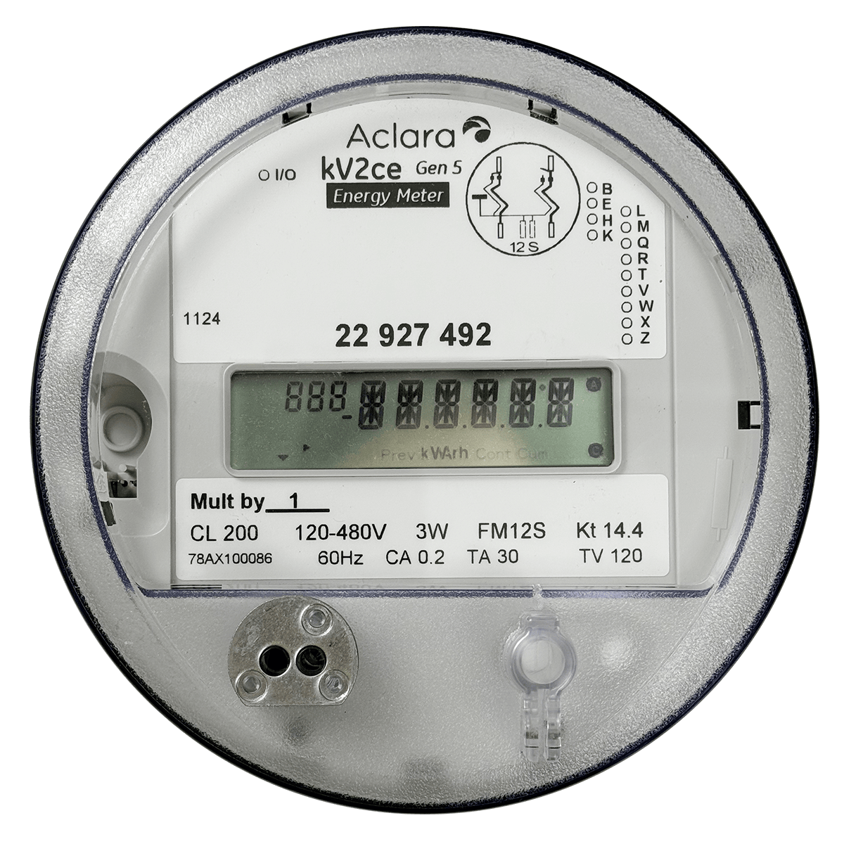 Polyphase Solid State FM 12S 200A 120-480V 3PH 3W