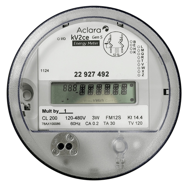 Polyphase Solid State FM 12S 200A 120-480V 3PH 3W - HialeahMeter