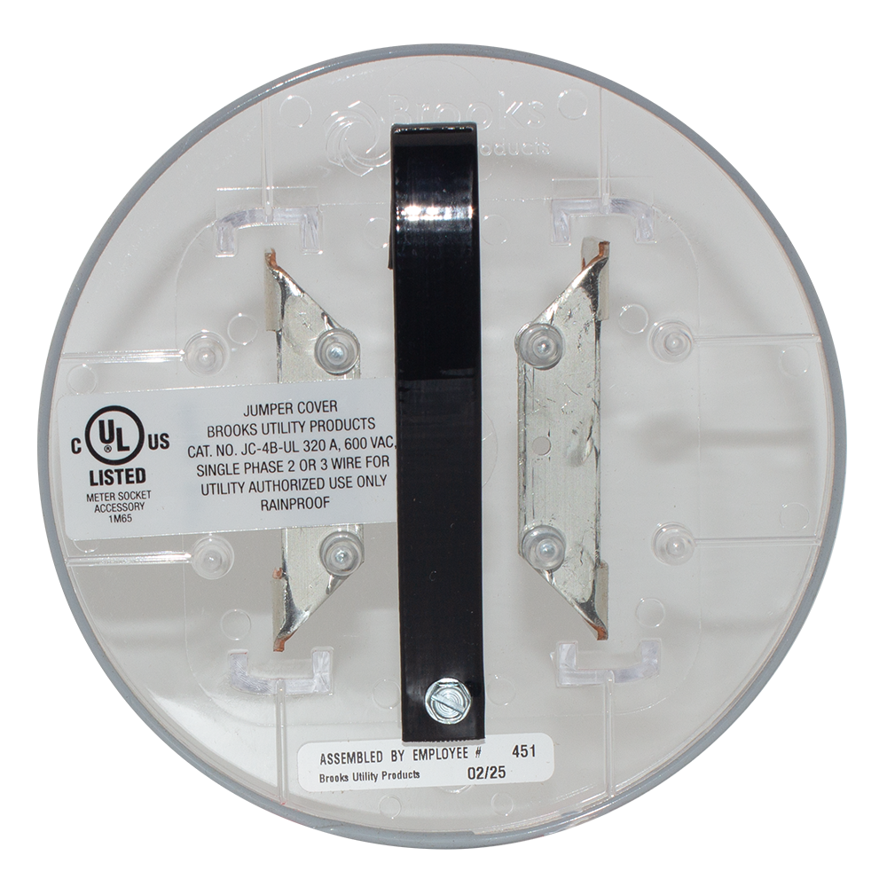 Jumper Cover 320A Bladed 1-Phase, 4 Jaw, Meter Socket