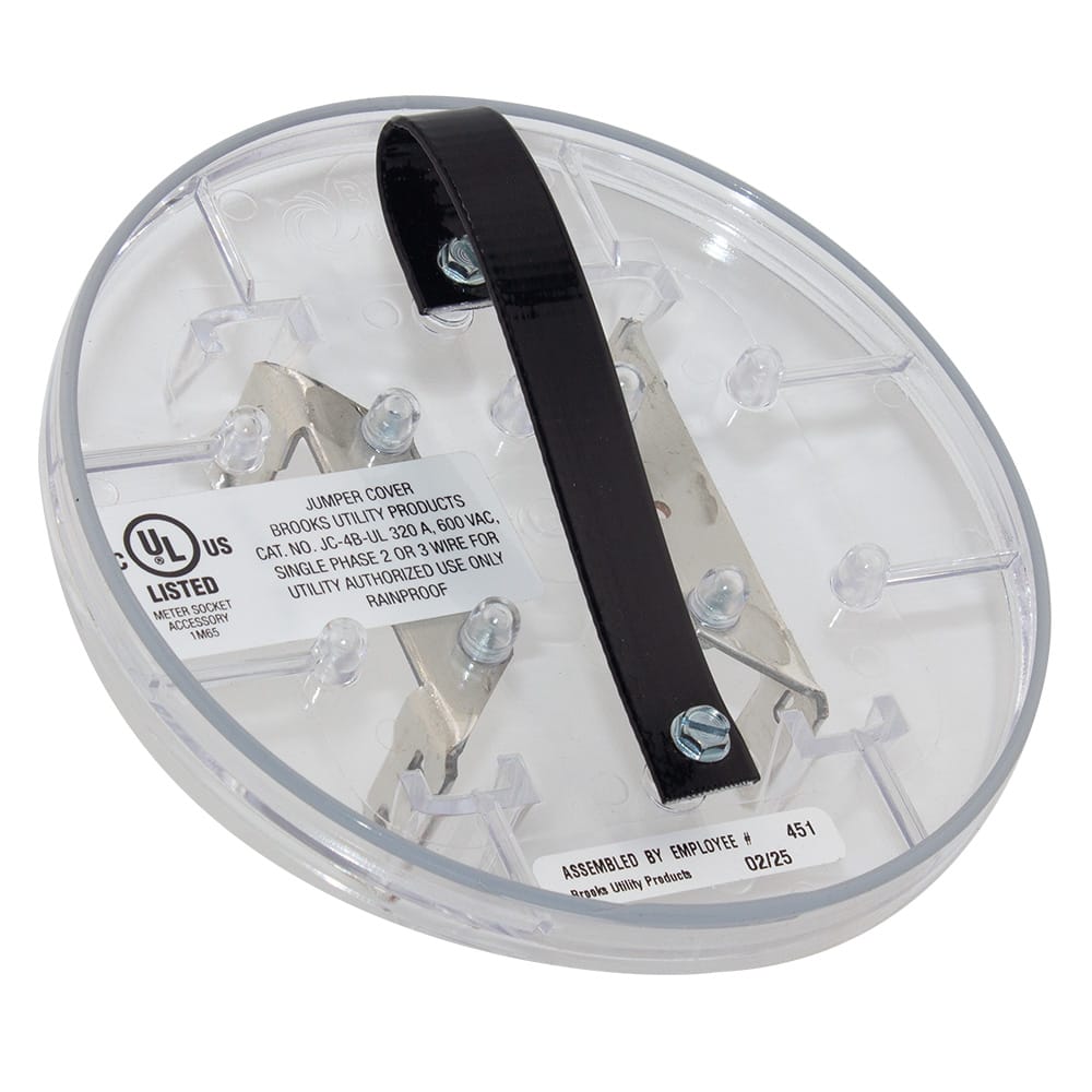 Jumper Cover 320A Bladed 1-Phase, 4 Jaw, Meter Socket