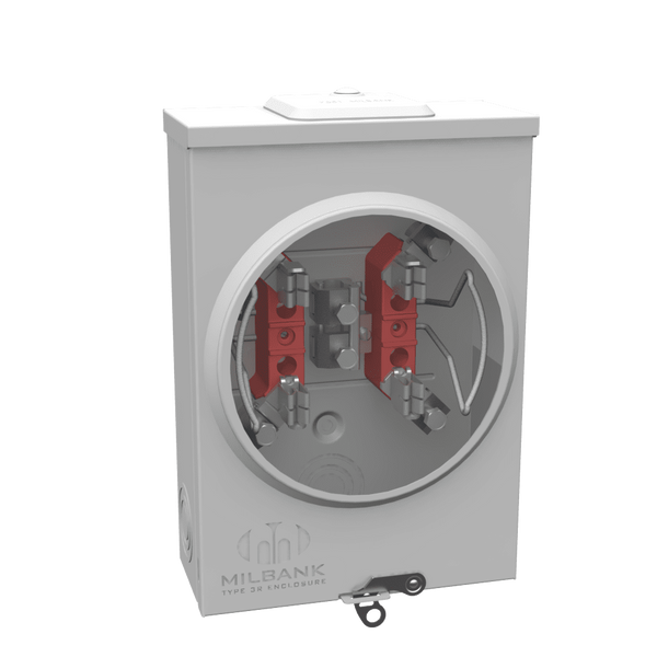 Meter Socket 4/5T 125A Ringless Aluminum Enclosure HialeahMeter