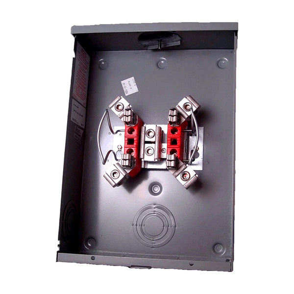 Meter Base, 200A, 600VAC, 4J, OH/UG Service, 1PH, Ringless - HialeahMeter