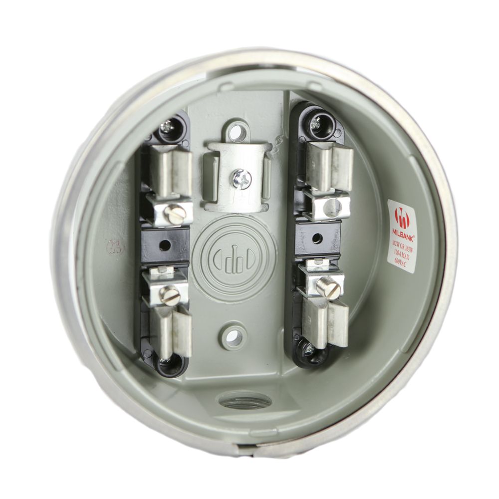 ROUND SOCKET 4T 1.25", 2 HOLE