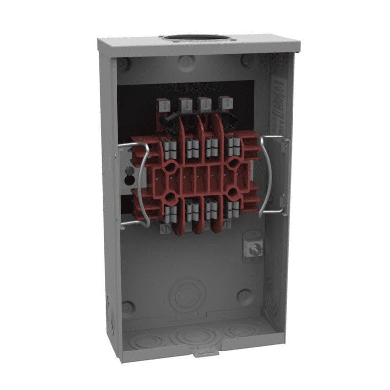 Meter Base 8 Term, Ringless, Small Hub Opening