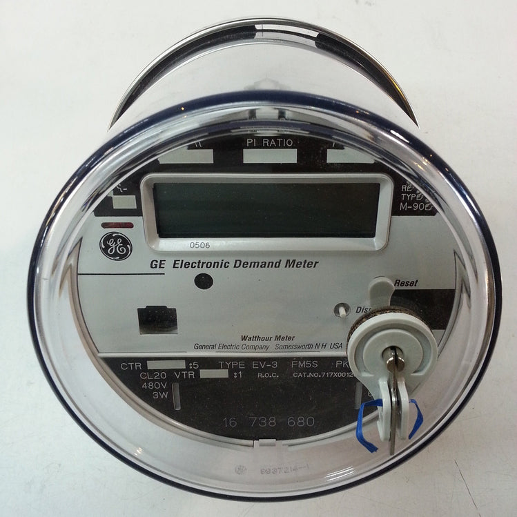 GE Watthour Meter Form 5S CL 20 480V EV-3