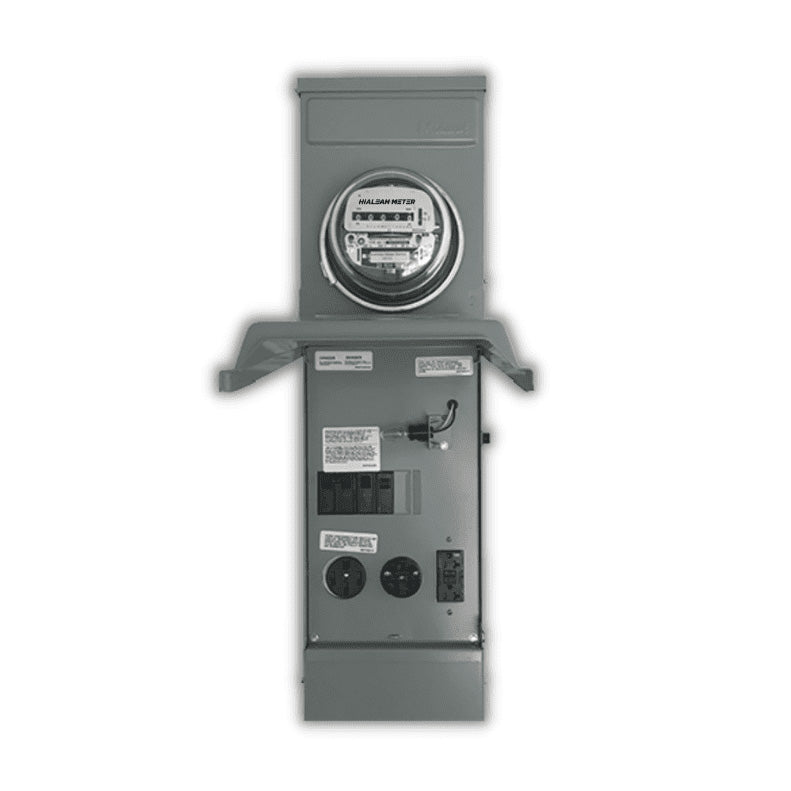 Metered 50/30/20A Power Pedestal Midwest